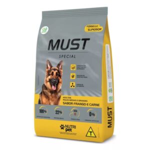 Ração Must Special Cães Adultos Frango e Carne 20Kg