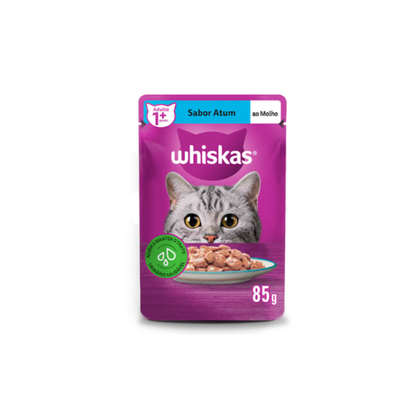 Ração Úmida Whiskas Sachê Gatos Sabor Peixe 85g