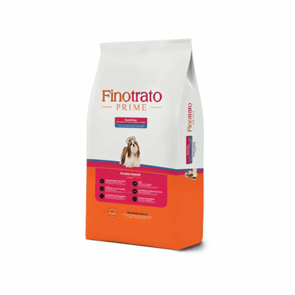 Ração Finotrato Prime Sensitive Cães Adultos Raças Pequenas e Médias 3Kg